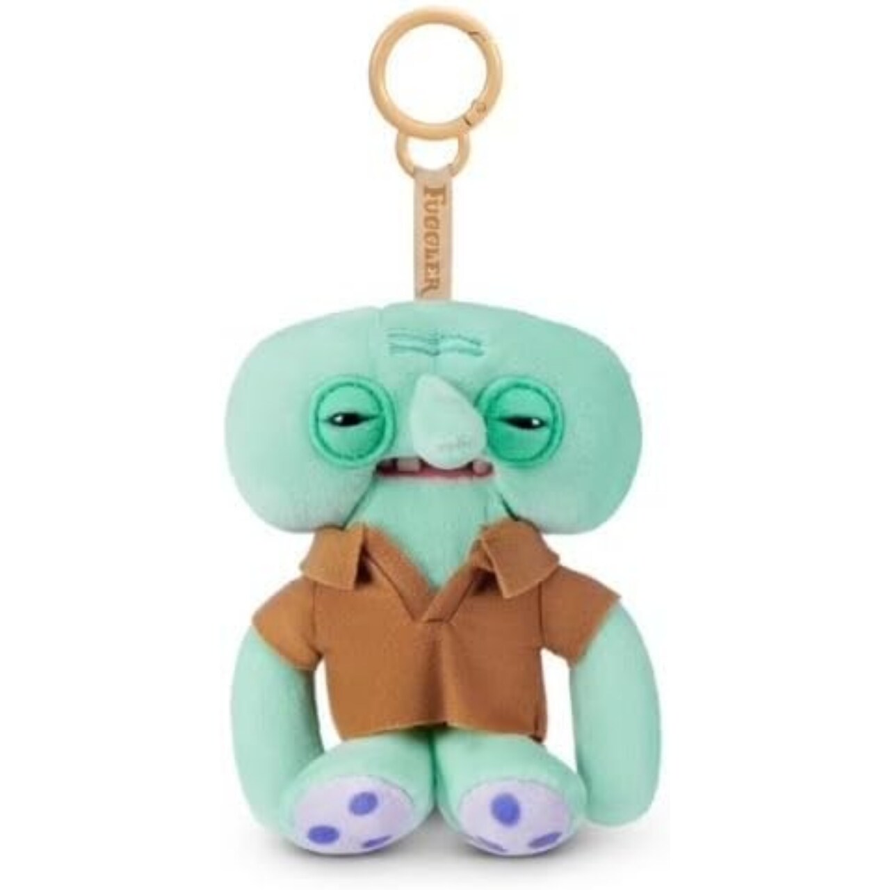 Zuru Fuggler SpongeBob Squidward 5 Inch Keyring Plush Funny Ugly Monster